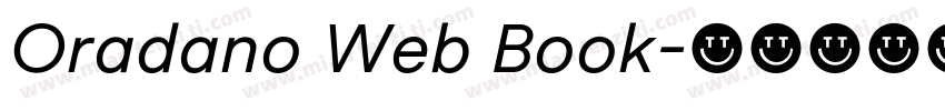 Oradano Web Book字体转换